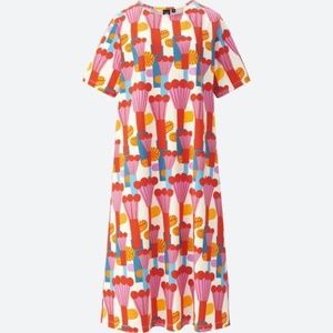 UNIQLO x Marimekko T-Shirt Abstract Midi Dress